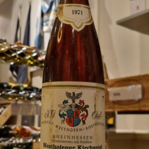 1971 Weingut J.G. Orb Westhofener Kirchspiel Riesling u. Silvaner Auslese, Rheinhessen, Germany