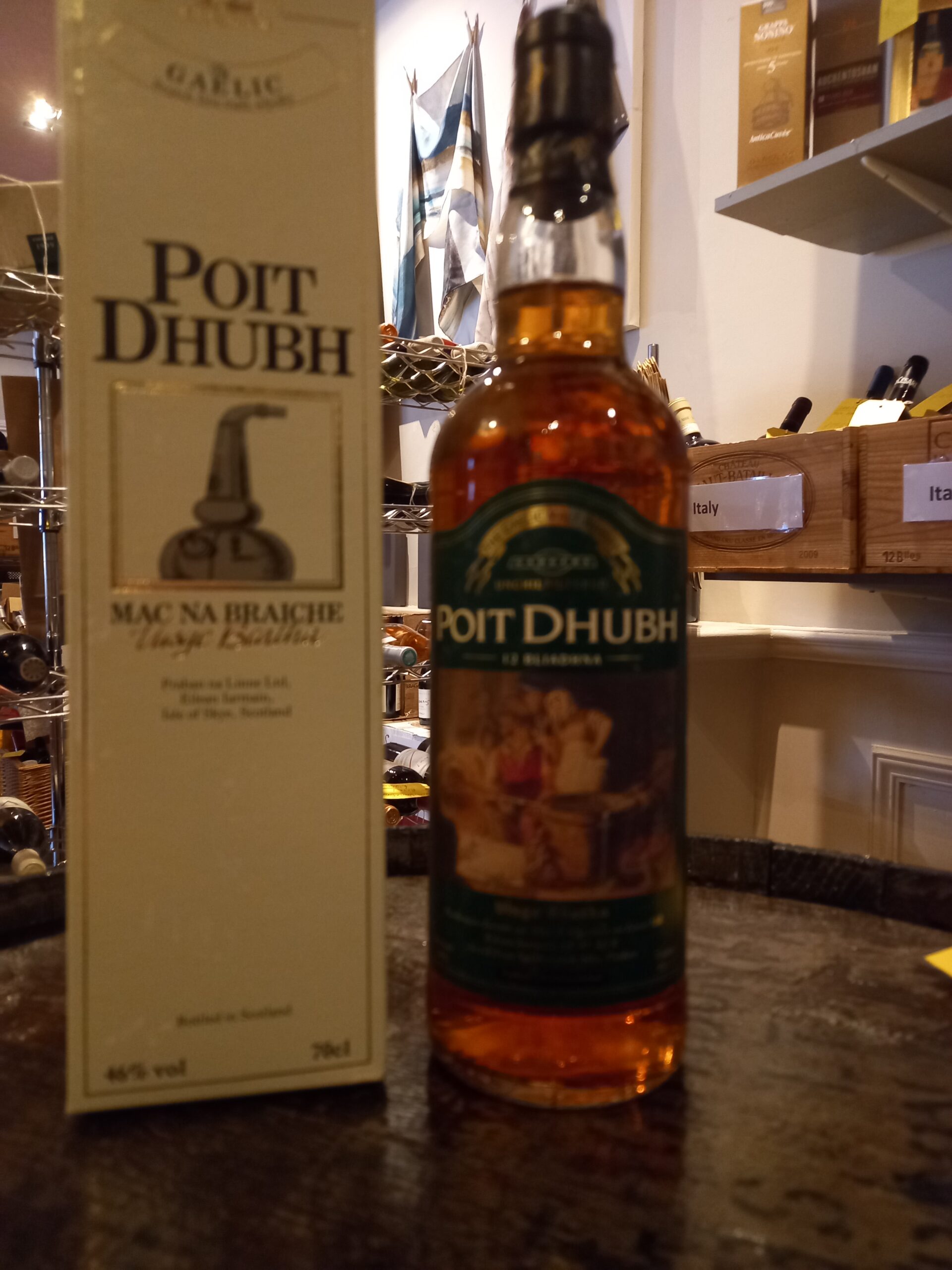 POIT DHUBH 12 YEARS OLD - MAC NA BRAICHE UISGE BEATHA