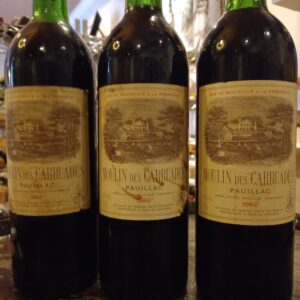 1982 Chateau Lafite Rothschild 'Carruades de Lafite', Pauillac, France, 3 bottles