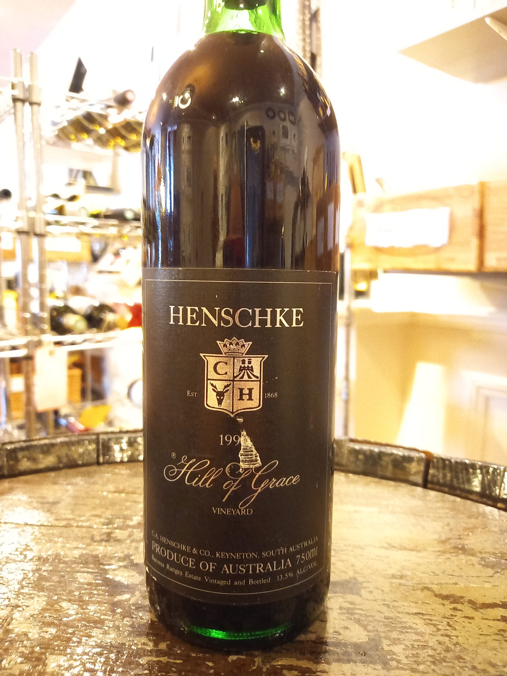 1990 Henschke Hill of Grace Shiraz, Eden Valley, Australia