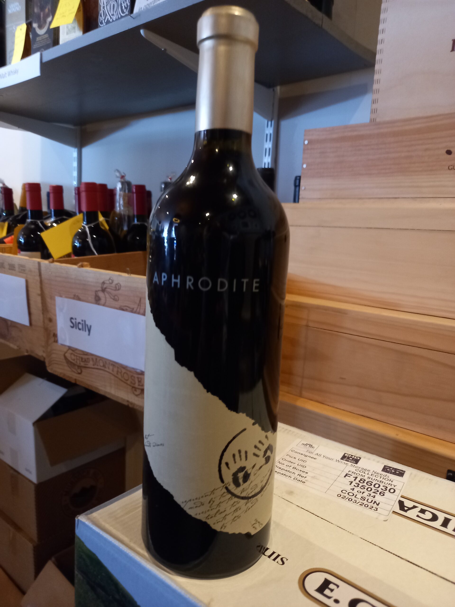 2003 Two Hands Wines Aphrodite Cabernet Sauvignon, Barossa Valley, Australia, a bottle