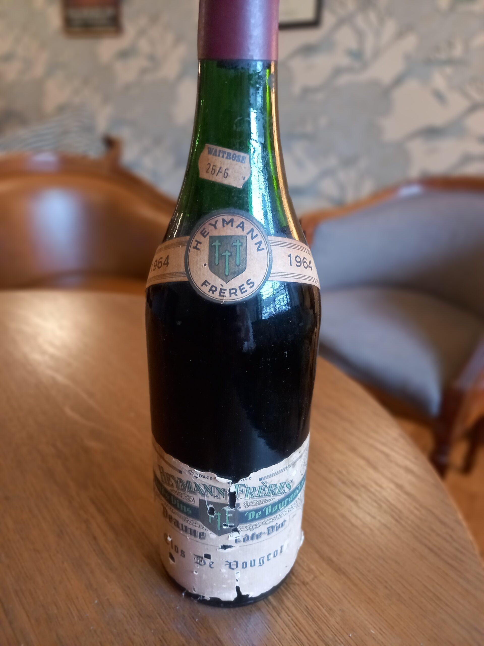 1964 Heymann Freres Clos de Vougeot Grand Cru Cote de Nuits, France
