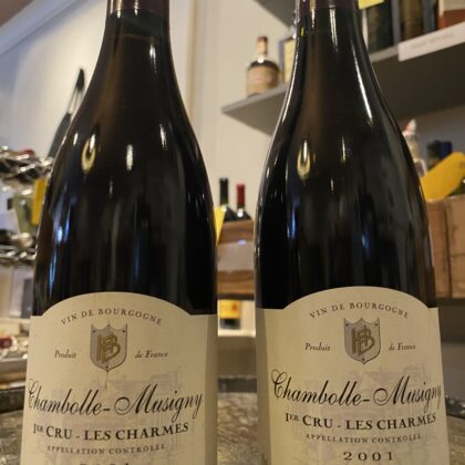 2001 Domaine Hudelot-Baillet Les Charmes, Chambolle-Musigny Premier Cru, France, 2 bottles