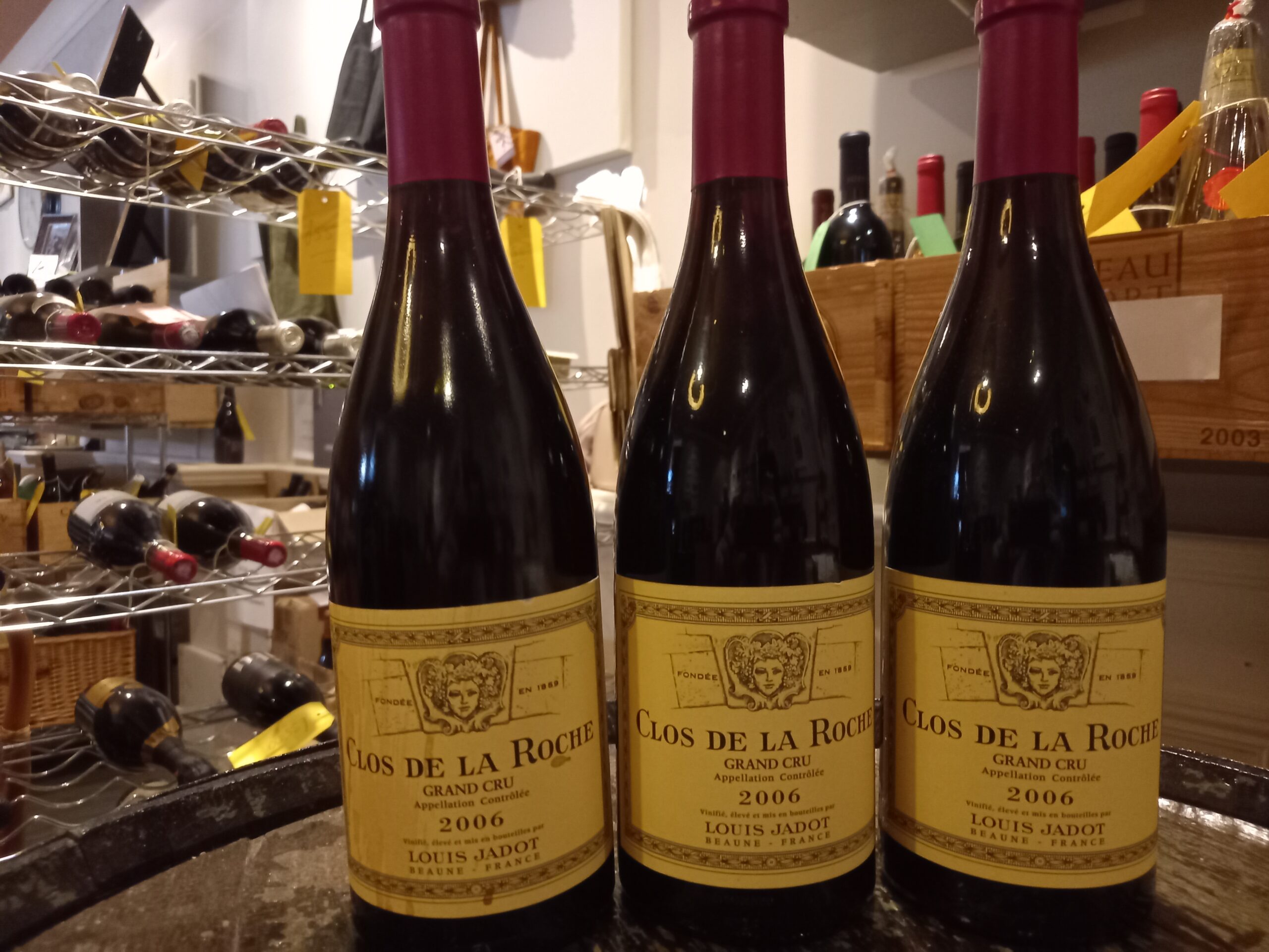 2006 Louis Jadot Clos de la Roche Grand Cru, Cote de Nuits, France, Case of 3 Bottles