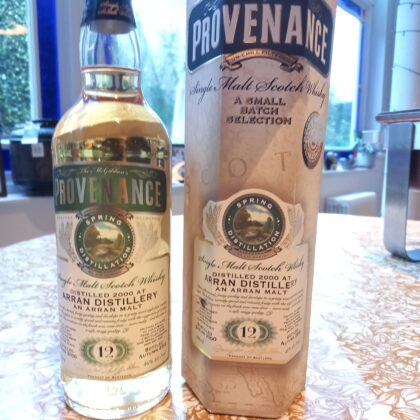 Douglas Laing-McGibbon's Provenance Arran 12 Year Old Single Malt Scotch Whisky