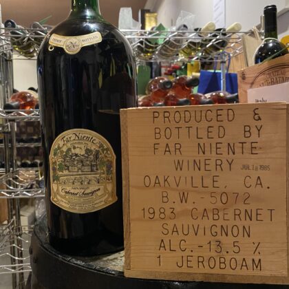 1983 Far Niente Estate Bottled Cabernet Sauvignon, Jeroboam