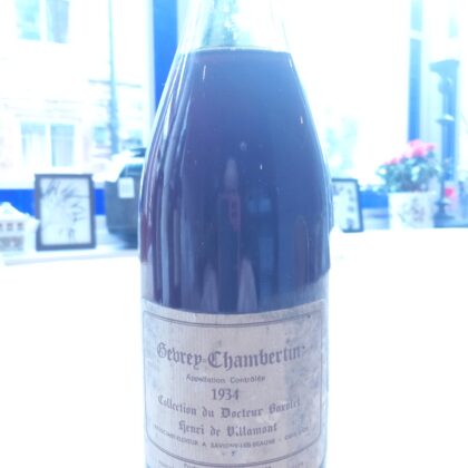 1934 Henri de Villamont 'Collection du Docteur Barolet' Gevrey-Chambertin, Cote de Nuits, France