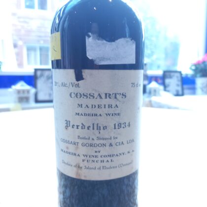 1934 Cossart Gordon Verdelho Vintage, Madeira, Portugal