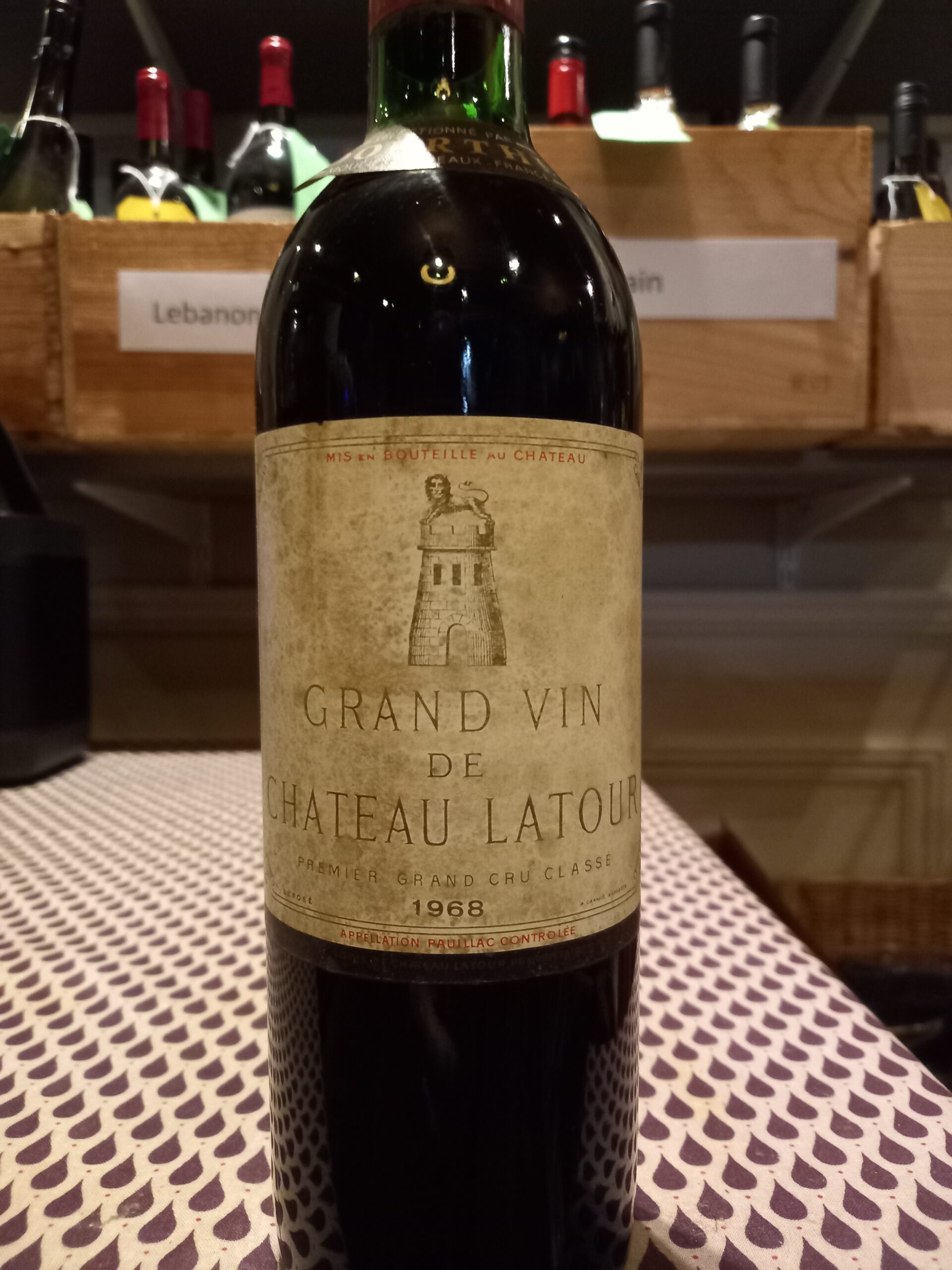 1968 Chateau Latour, Pauillac, France