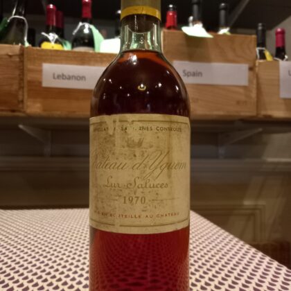 1970 Chateau d'Yquem, Sauternes, France
