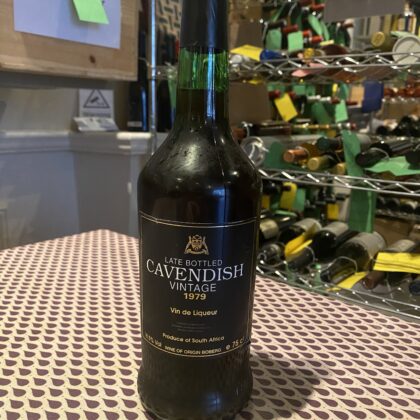 1979 Cavendish LBV Late Bottled Vintage Vin de Liqueur, South Africa