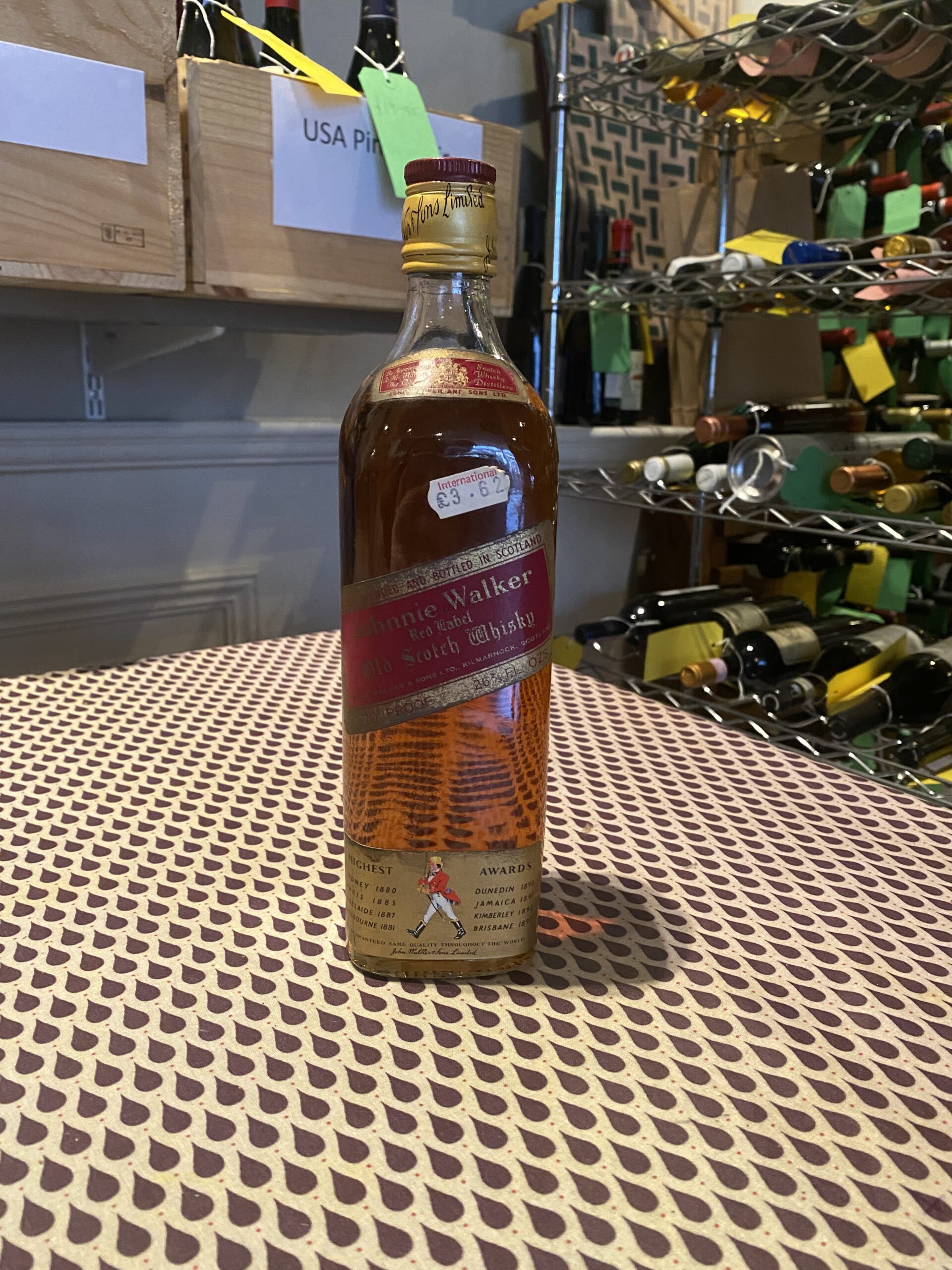 Johnnie Walker Red Label 1970's bottling