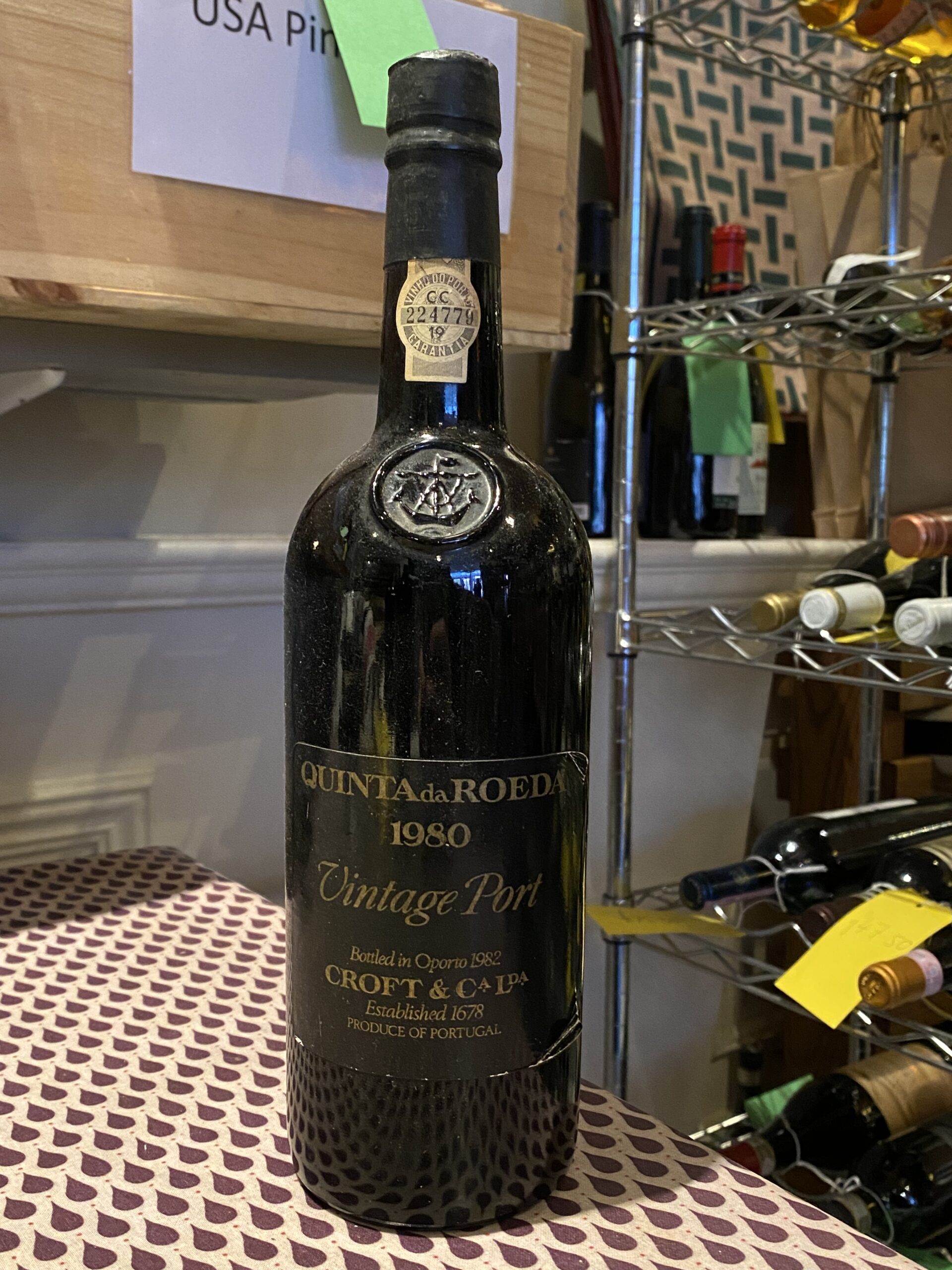 1980 Croft Quinta da Roeda Vintage Port, Portugal