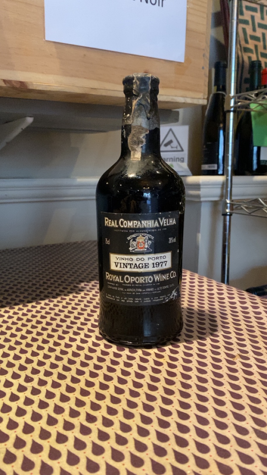 1977 Real Companhia Velha Royal Oporto Vintage Port