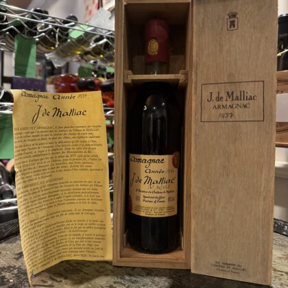 1935 J de Malliac Vintage Armagnac 1935
