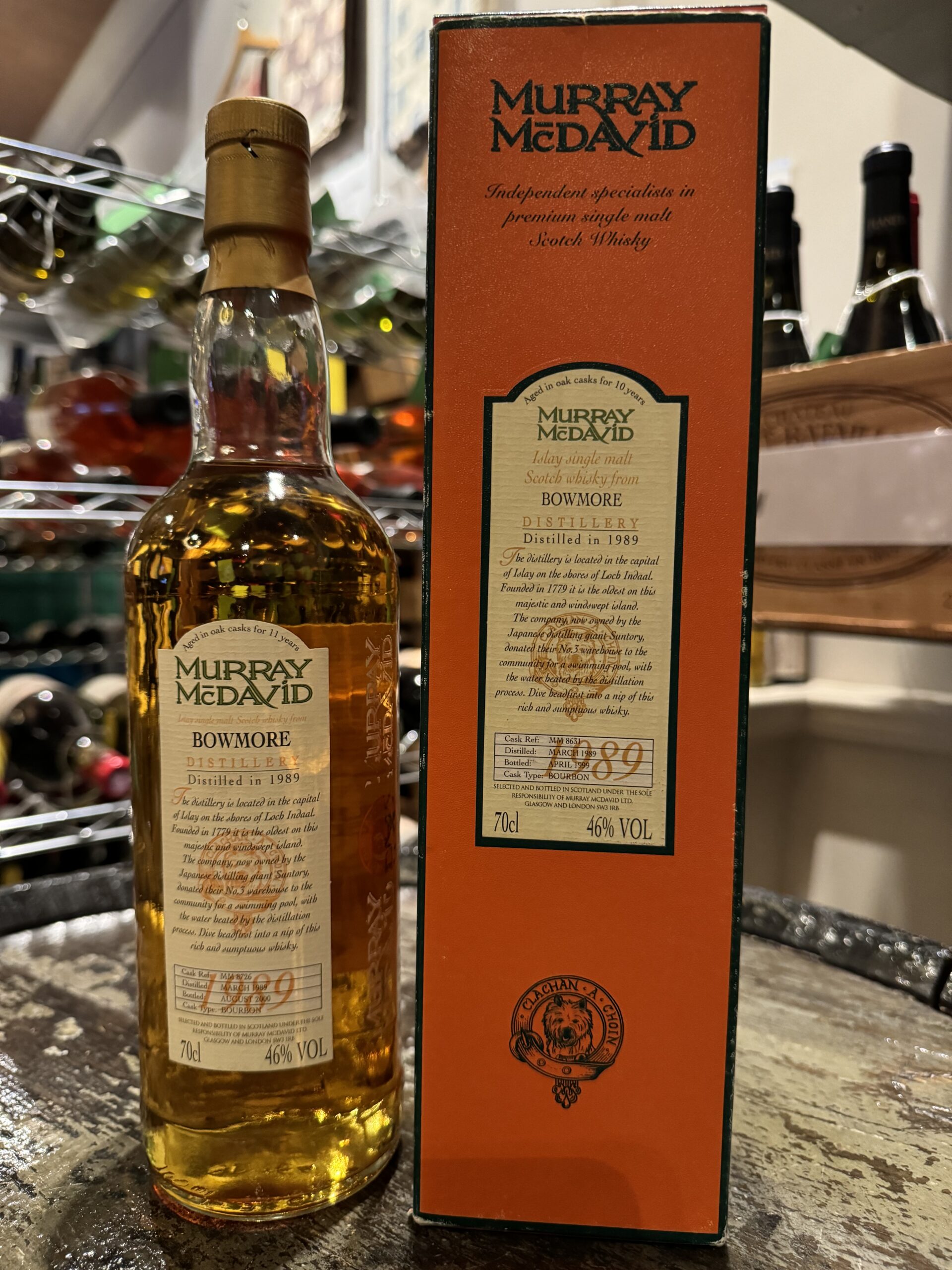 1989 Bowmore, Murray McDavid 11 Year Old