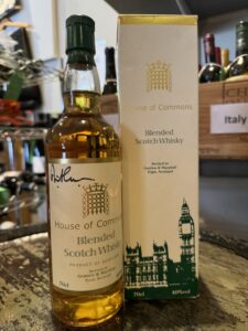 House of Commons-Signed by David Cameron Whisky