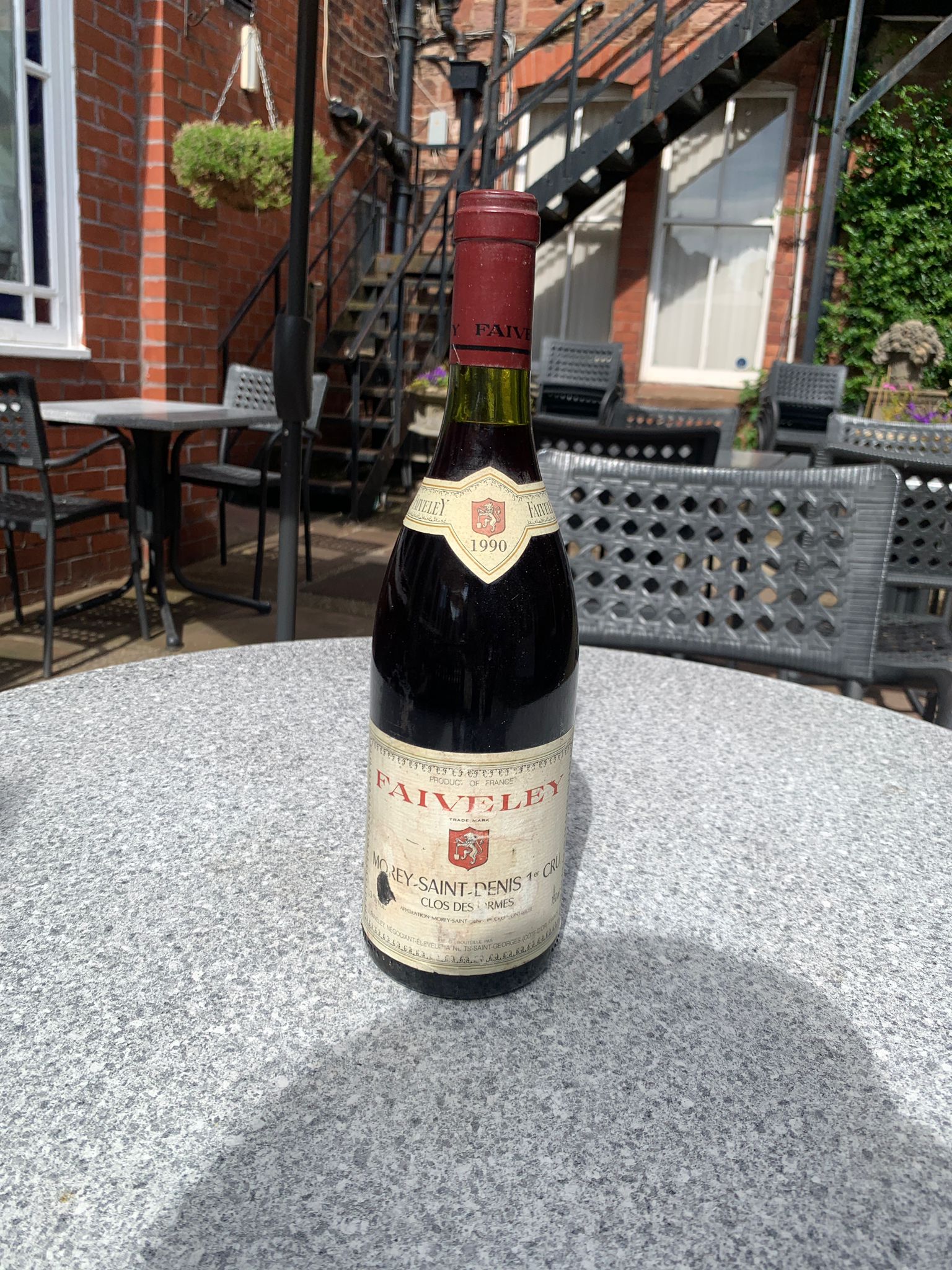 1990 Domaine Faiveley Clos des Ormes, Morey-Saint-Denis Premier Cru, France