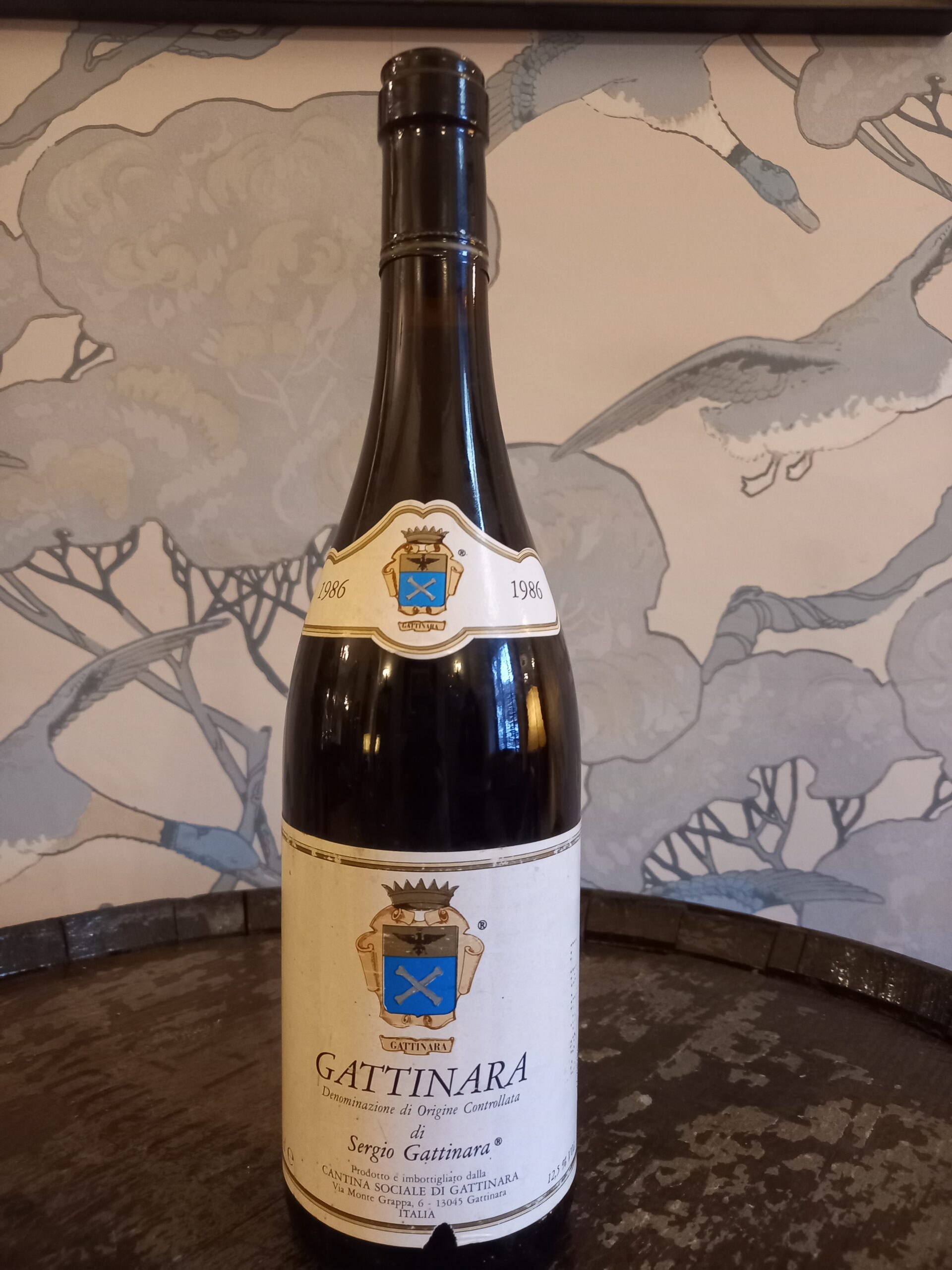 1986 Cantina Sociale di Gattinara 'Gattinara' DOCG, Piedmont, Italy