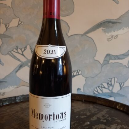 2021 Domaine de la Cote 'Memorious' Pinot Noir, Sta Rita Hills, USA