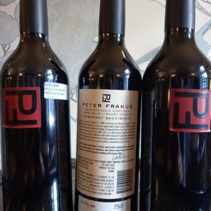 2018 Peter Franus Brandlin Vineyard Cabernet Sauvignon, Mount Veeder, USA