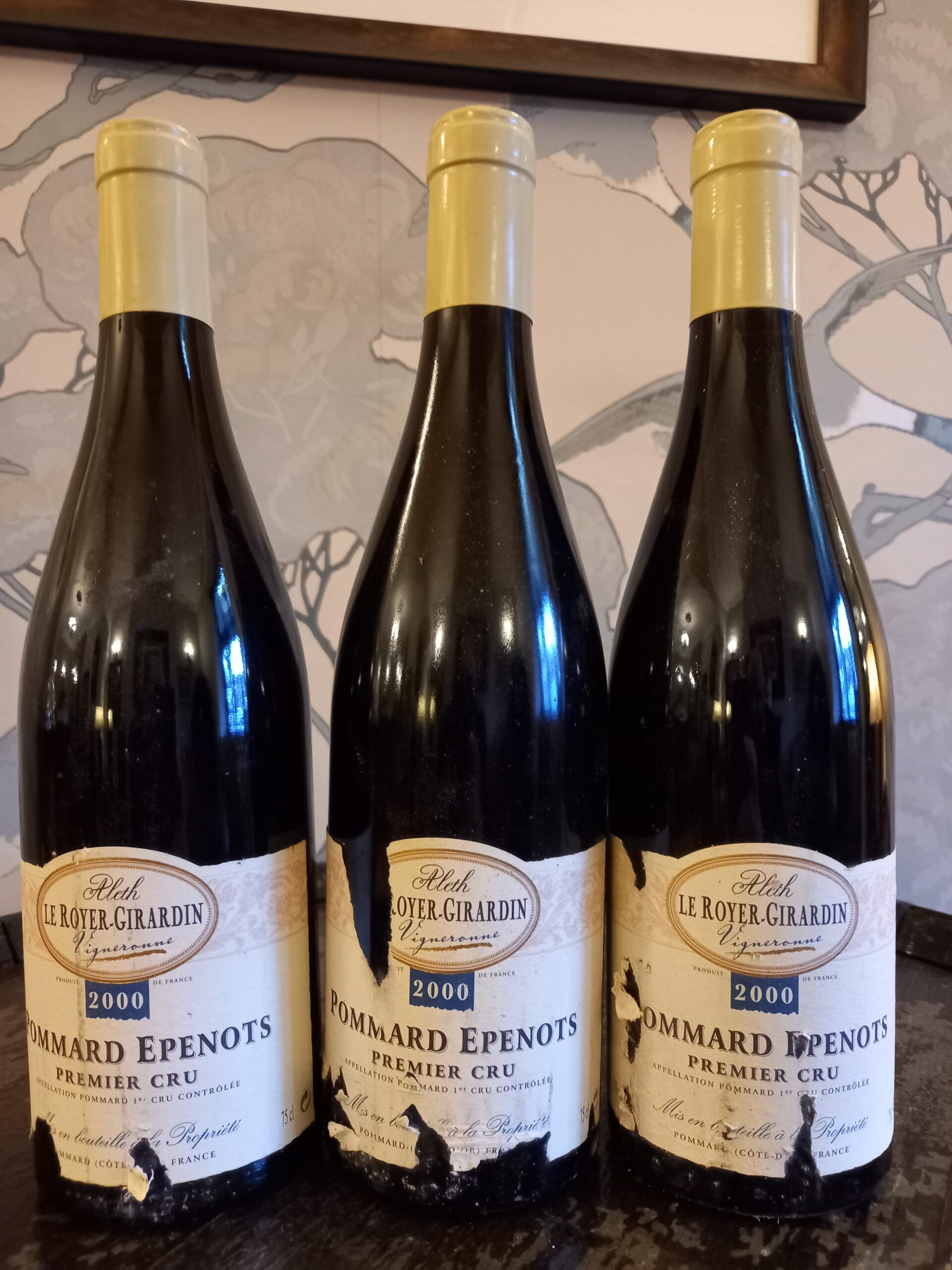 2000 Aleth Girardin Epenots, Pommard Premier Cru, France, 3 Bottles