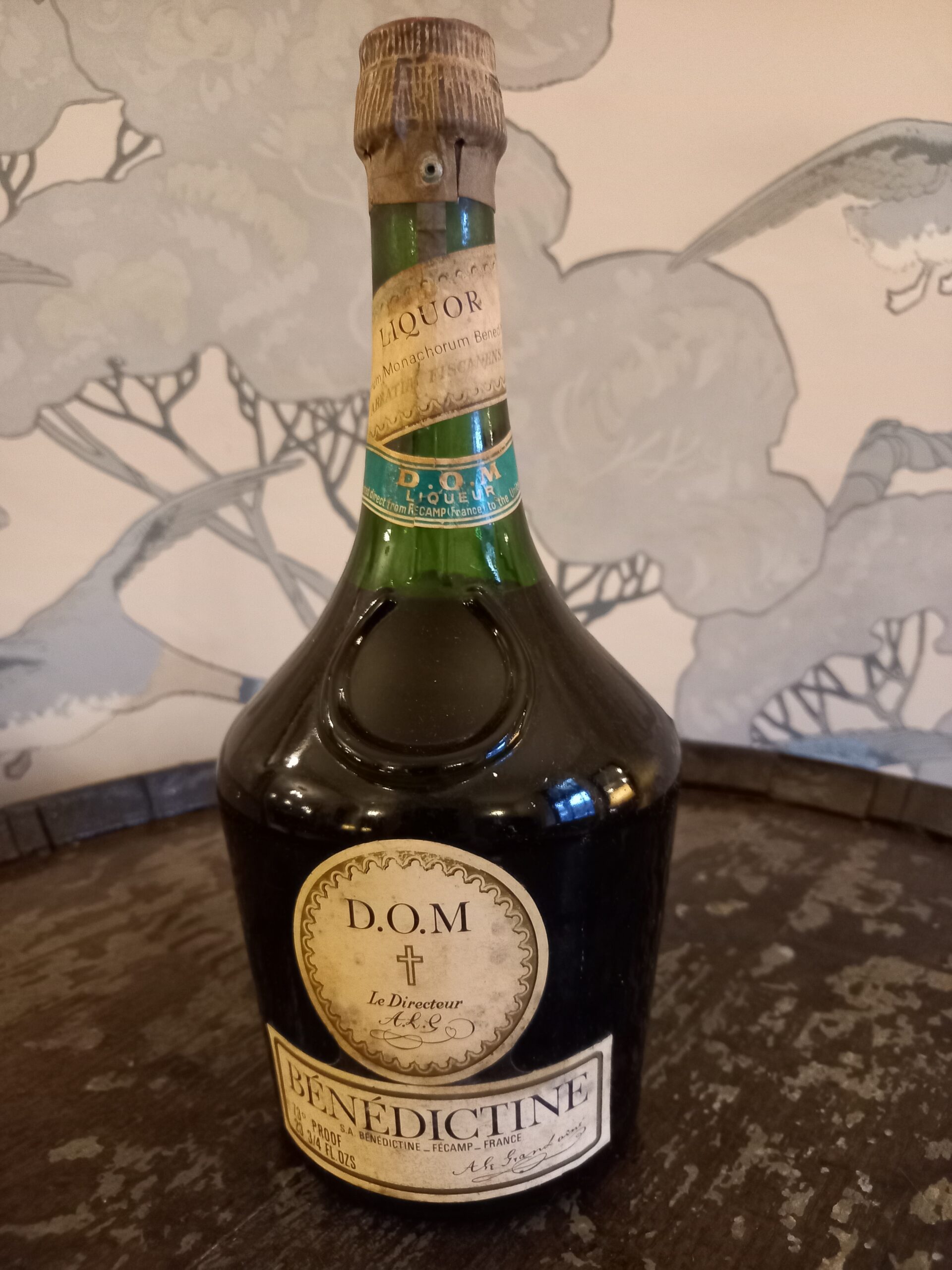 DOM Benedictine Liqueur, Normandy, France, 1940's Bottling