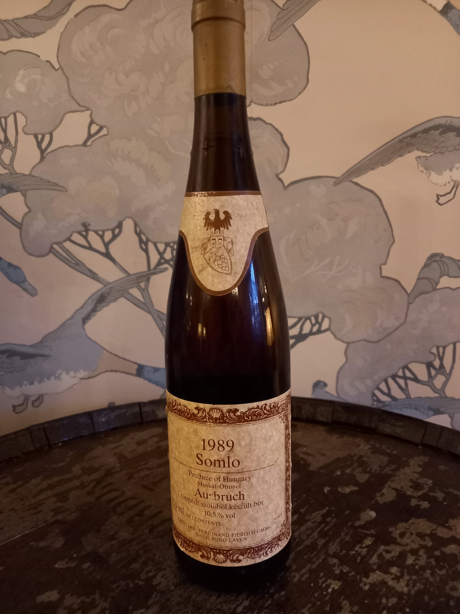 1989 Pieroth Somlo Ausbruch Muscat Ottonel, Hungary