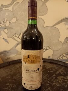 1985 Bodega y Cavas de Weinert Cabernet Sauvignon, Lujan de Cuyo, Argentina