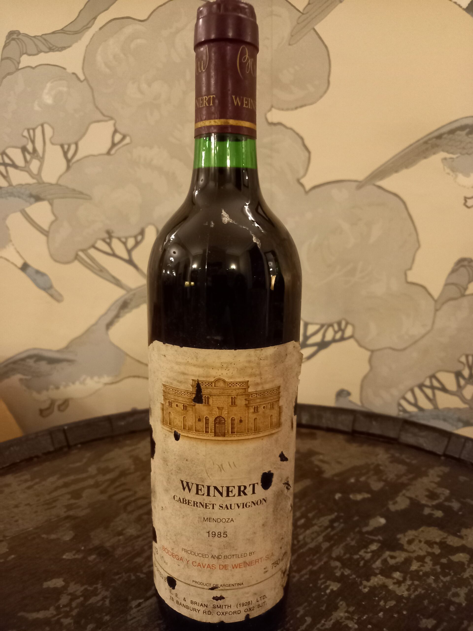 1985 Bodega y Cavas de Weinert Cabernet Sauvignon, Lujan de Cuyo, Argentina