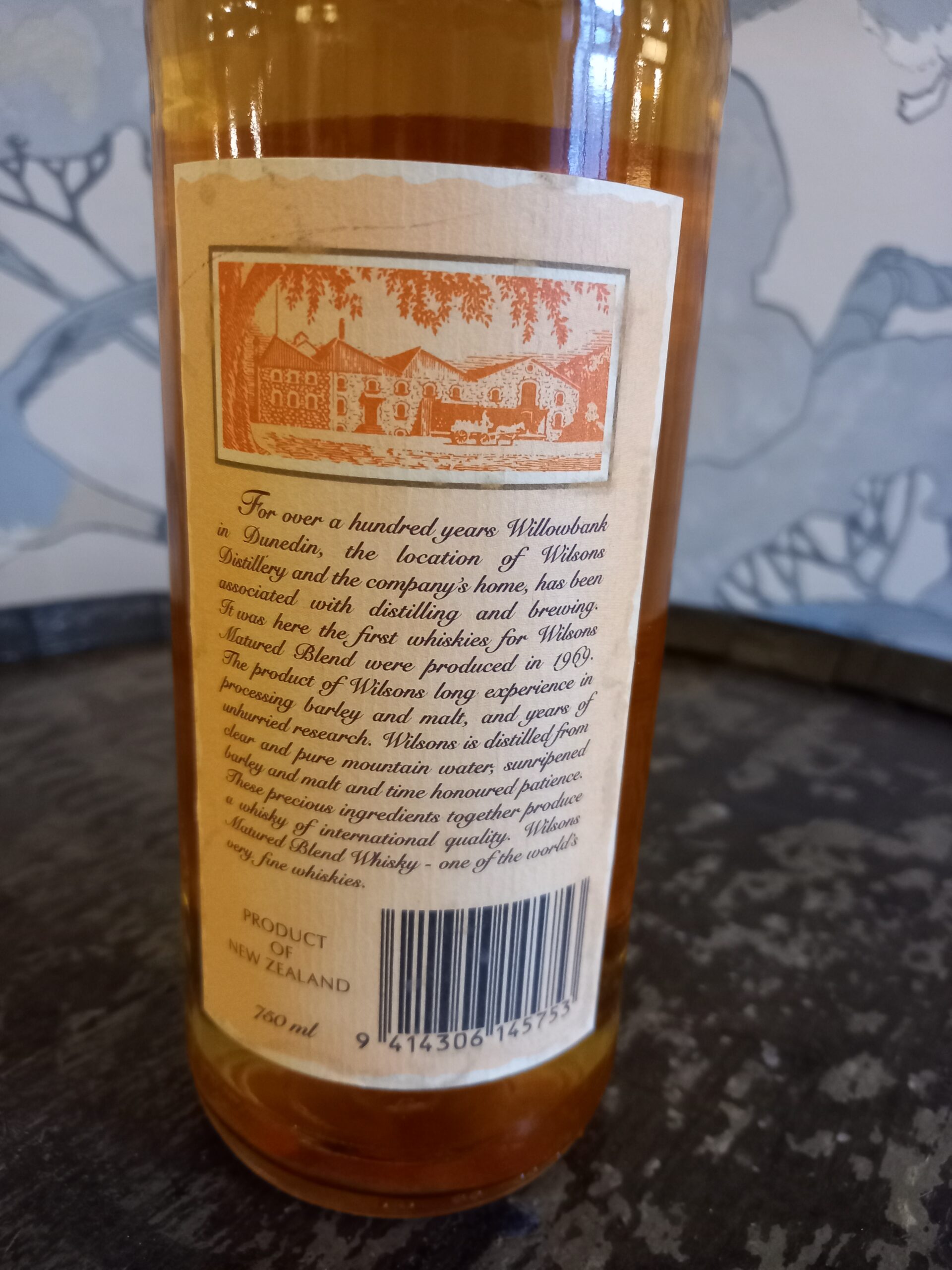 Wilsons Matured Blend Whisky / New Zealand