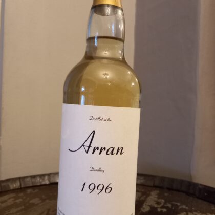 1996 arran malt whisky, single cask, cask No 182 10 year old, 46%