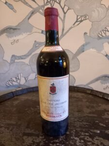 1959 Chateau Clos des Jacobins, Saint-Emilion Grand Cru, France