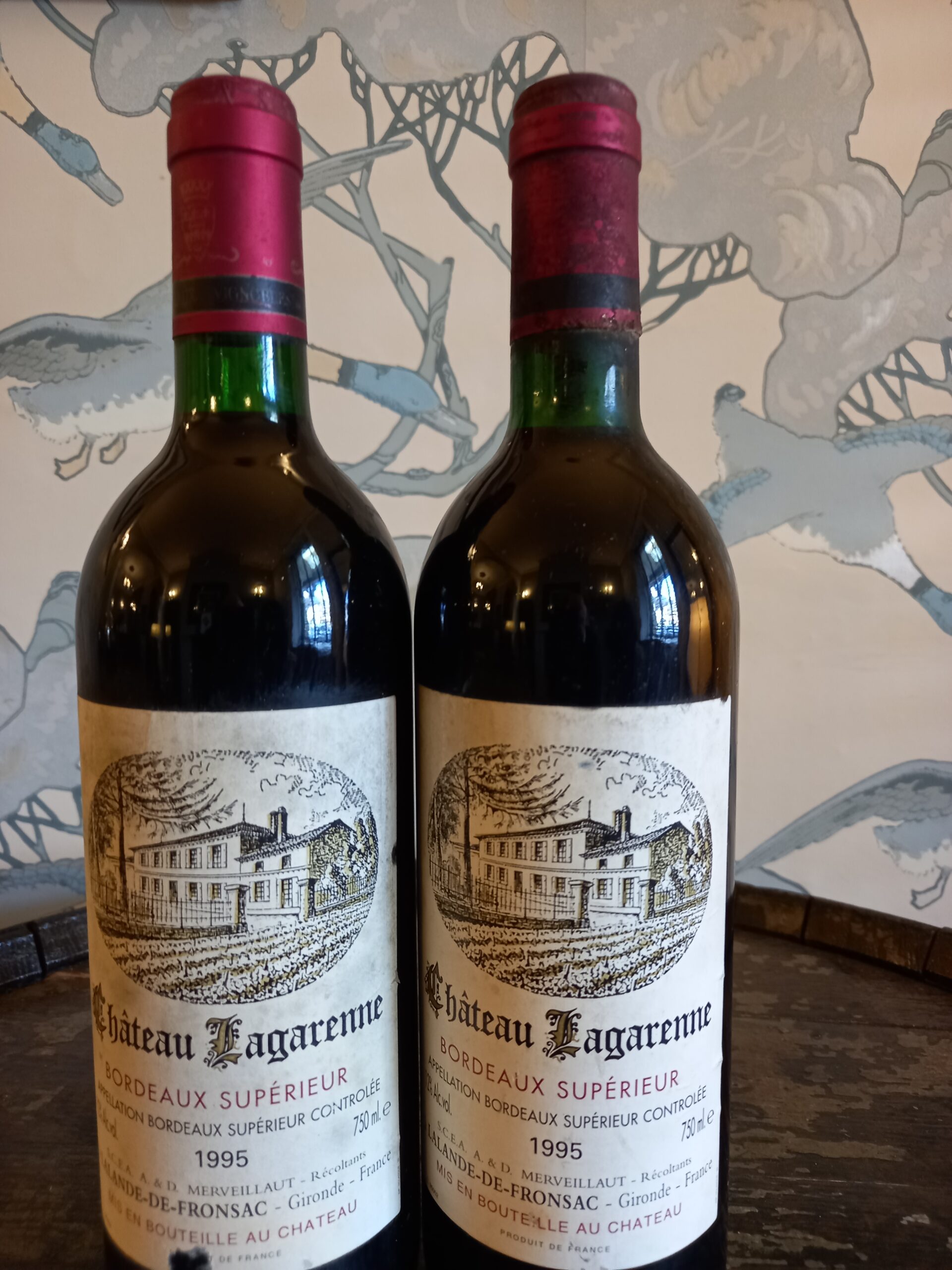 1995 Vignobles Merveillaut Chateau Lagarenne, Bordeaux Superieur, France