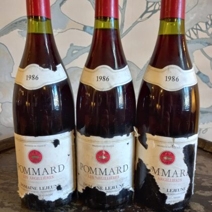 1986 Domaine Lejeune Les Argillieres, Pommard Premier Cru, France