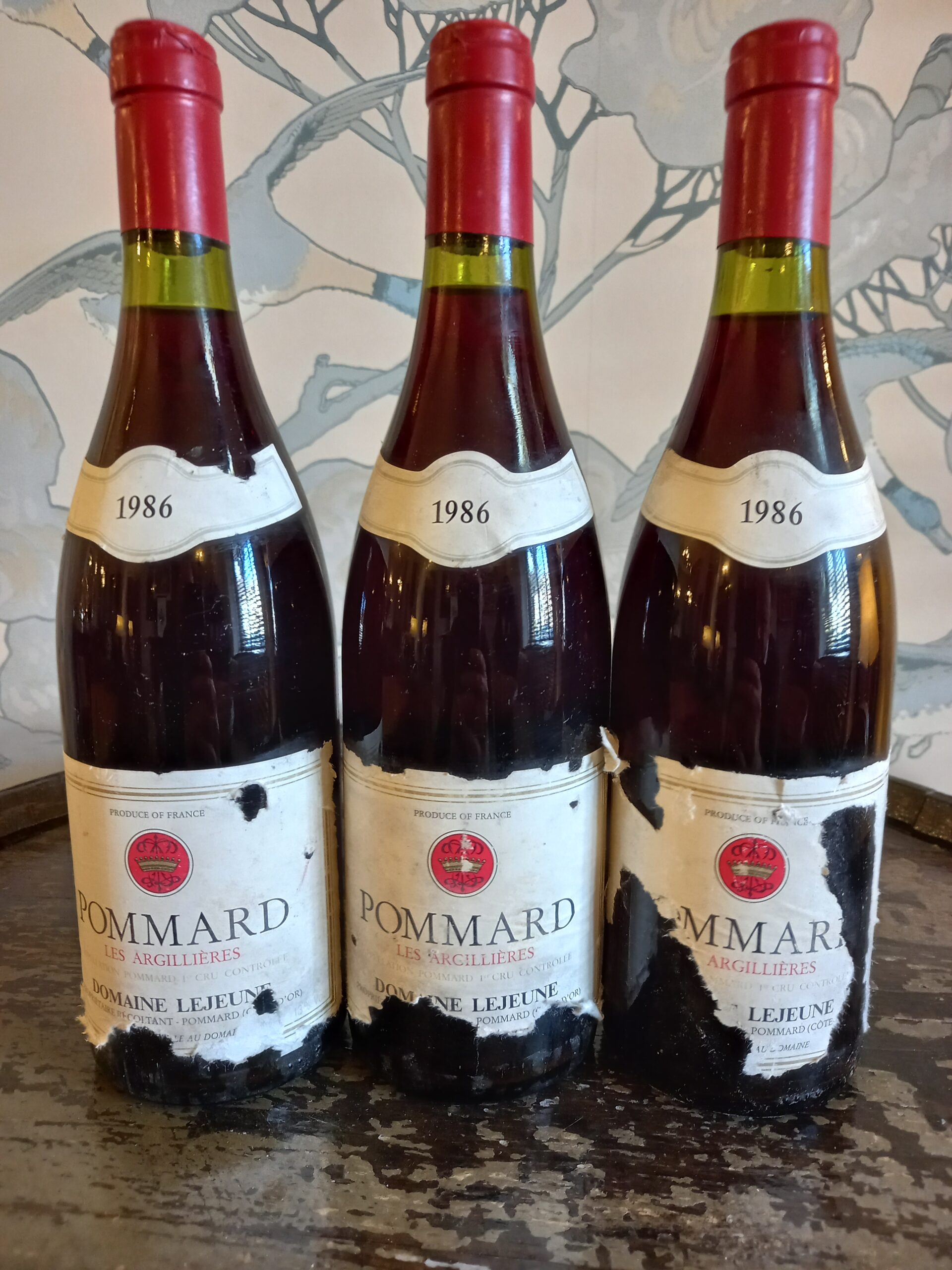 1986 Domaine Lejeune Les Argillieres, Pommard Premier Cru, France