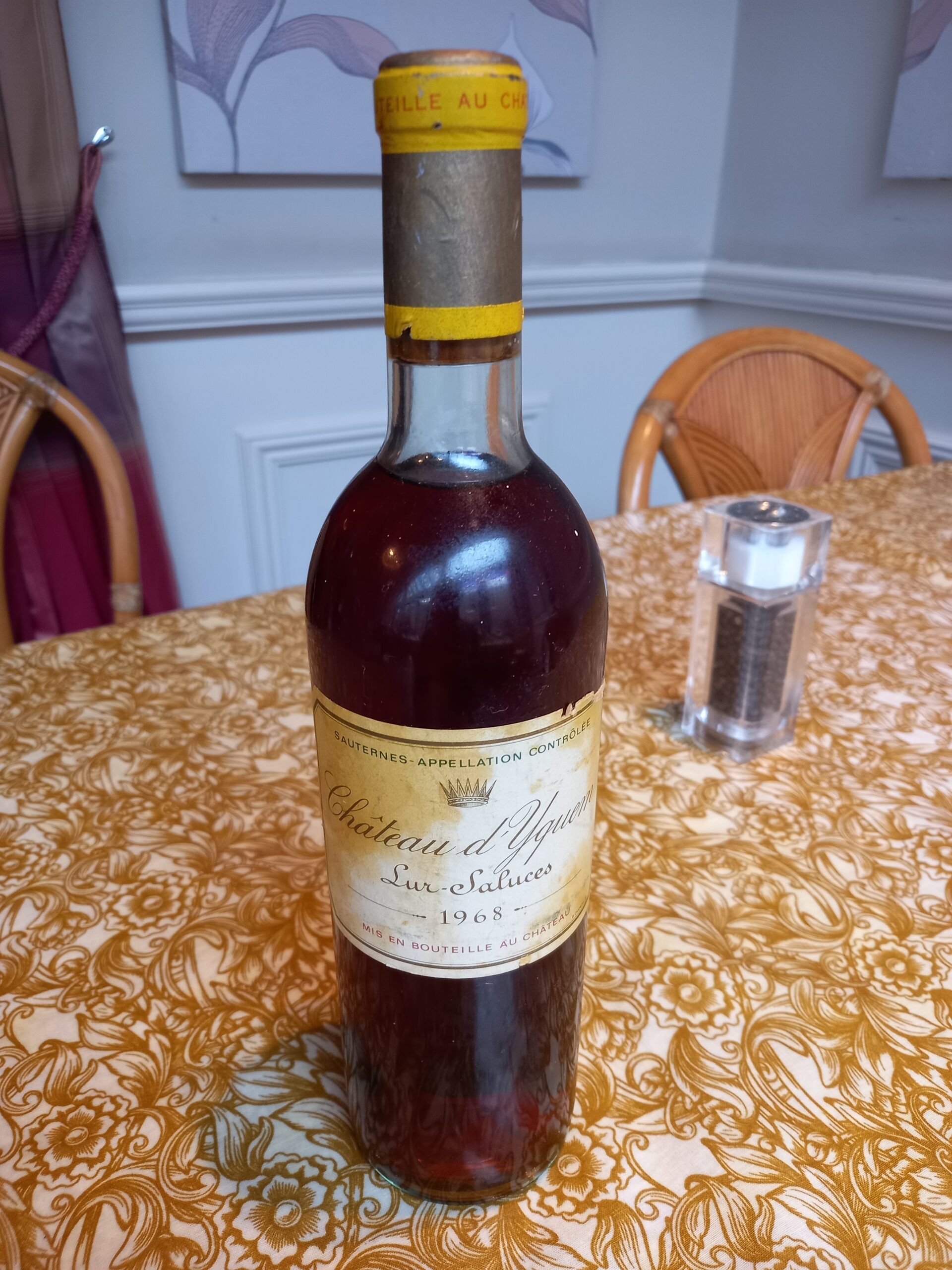 1968 Chateau d'Yquem, Sauternes, France