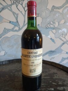 1970 Chateau Malartic Lagraviere, Pessac-Leognan, France