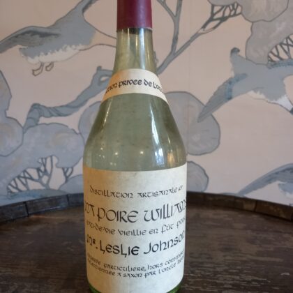 1970's Poire William, Eau de Vie, Viellie en fut, Reserve Particuliere, L'Oncle Henri, 43%