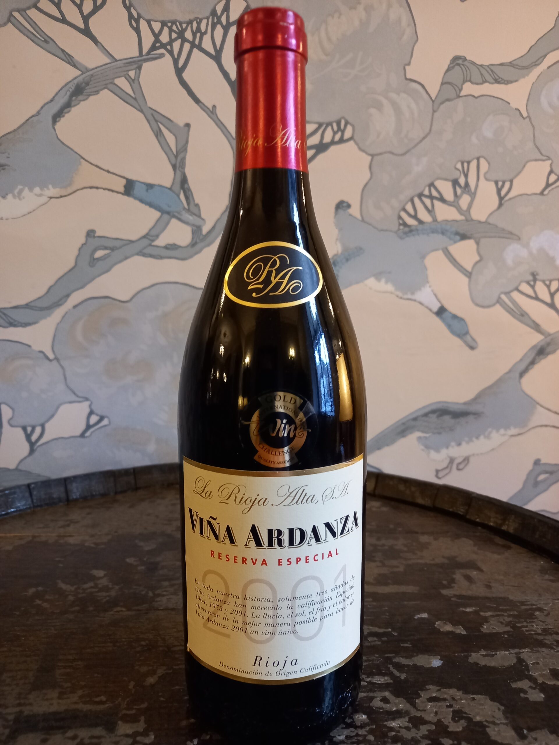 2001 La Rioja Alta S.A. Vina Ardanza Reserva, Rioja DOCa, Spain