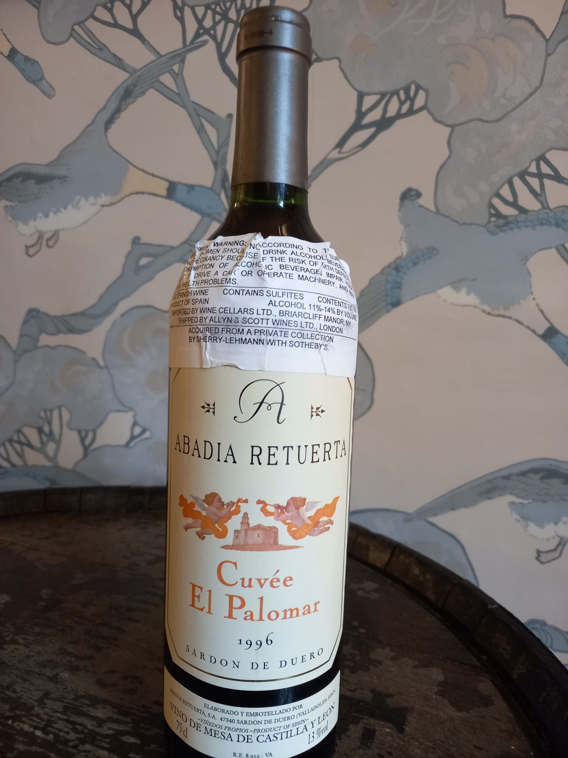 1996 Abadia Retuerta Cuvee Palomar, Vino de Pago, Spain