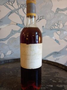 1965 Chateau Yquem, Sauterne, France