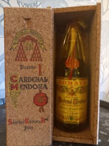 Sanchez Romate Cardenal Mendoza Clasico Solera Gran Reserva Brandy de Jerez, Andalucia, Spain, 1980's bottling
