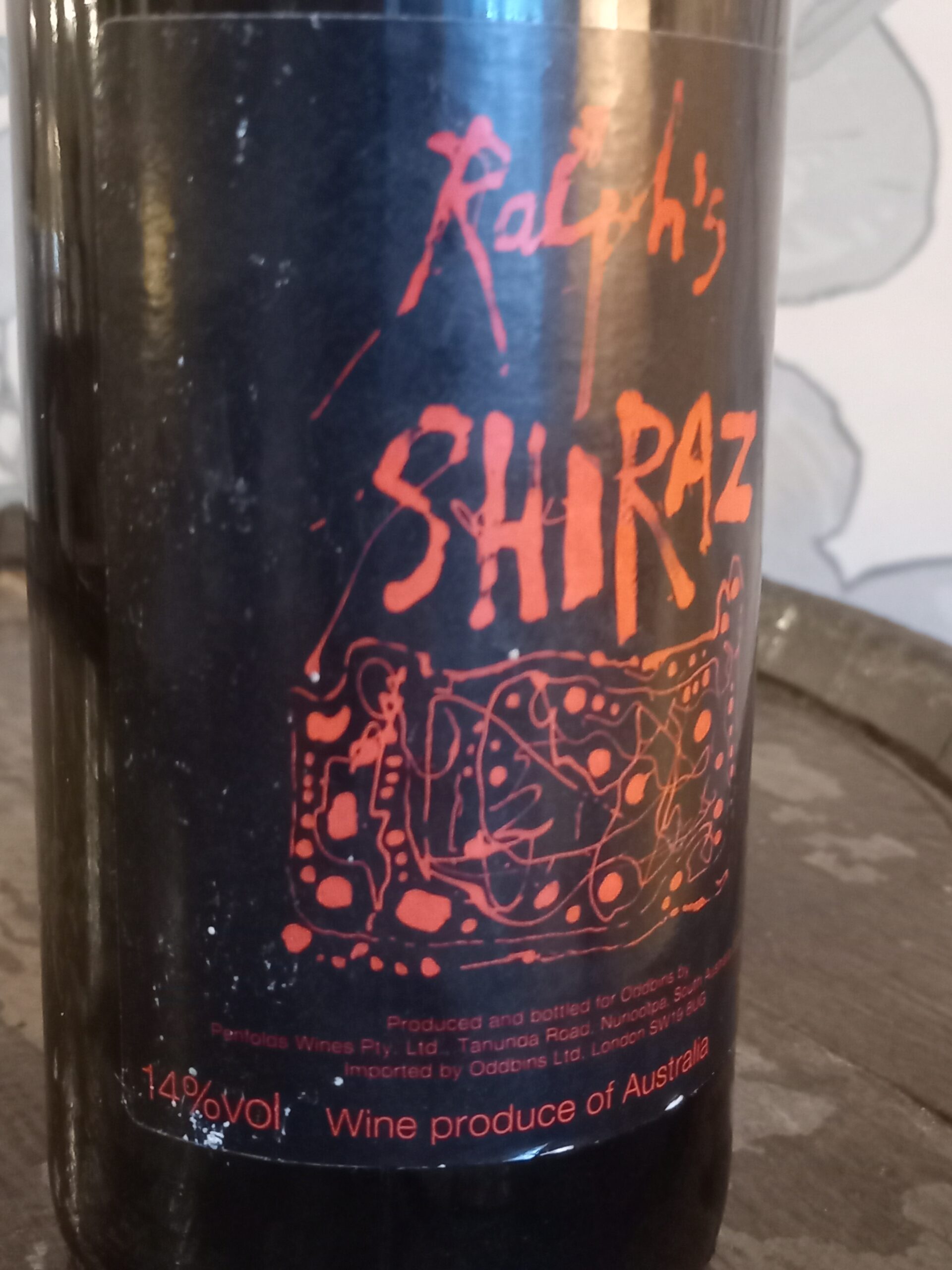 Ralph Steadman Penfolds. Oddbins Wine Art Label