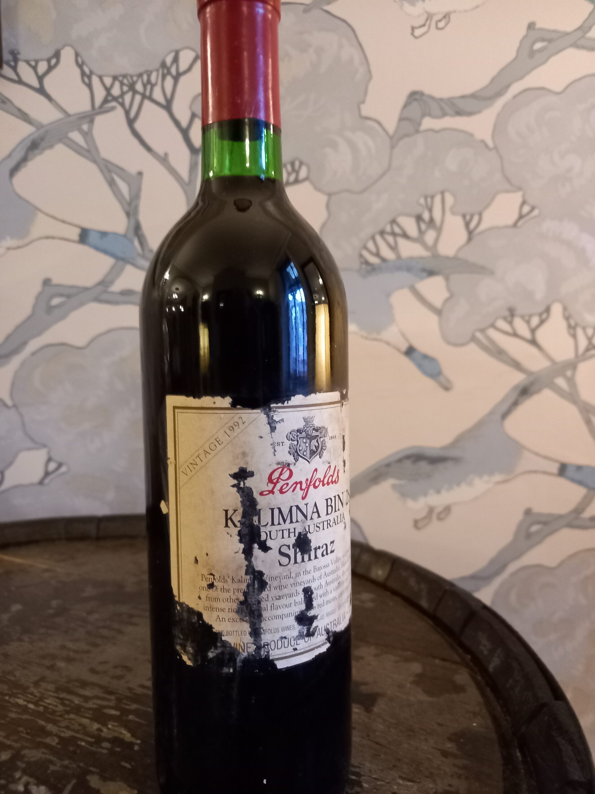 1992 Penfolds Bin 28 Kalimna Shiraz, South Australia