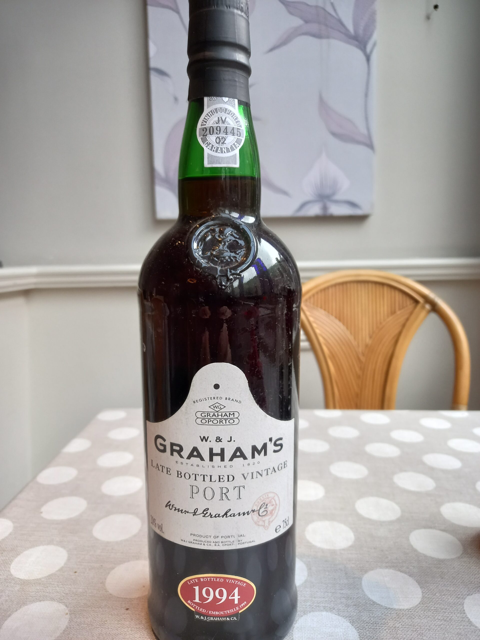 1994 W & J Graham's Late Bottled Vintage Port, Portugal