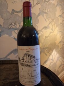 1986 Chateau Tour Mondet, Bordeaux Superieur, France