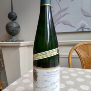 1989 Bischofliche Weinguter Trier Priesterseminar Kanzemer Altenberg Riesling Auslese, Mosel, Germany