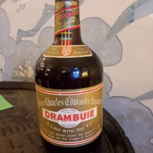1960's, Drambuie A Link with the 45 Prince Charles Edward's Liqueur, Scotland, 23,3/4 fl.ozs, 70% proof