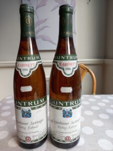 1986 Guntrum Oppenheimer Sacktrager Riesling Kabinett